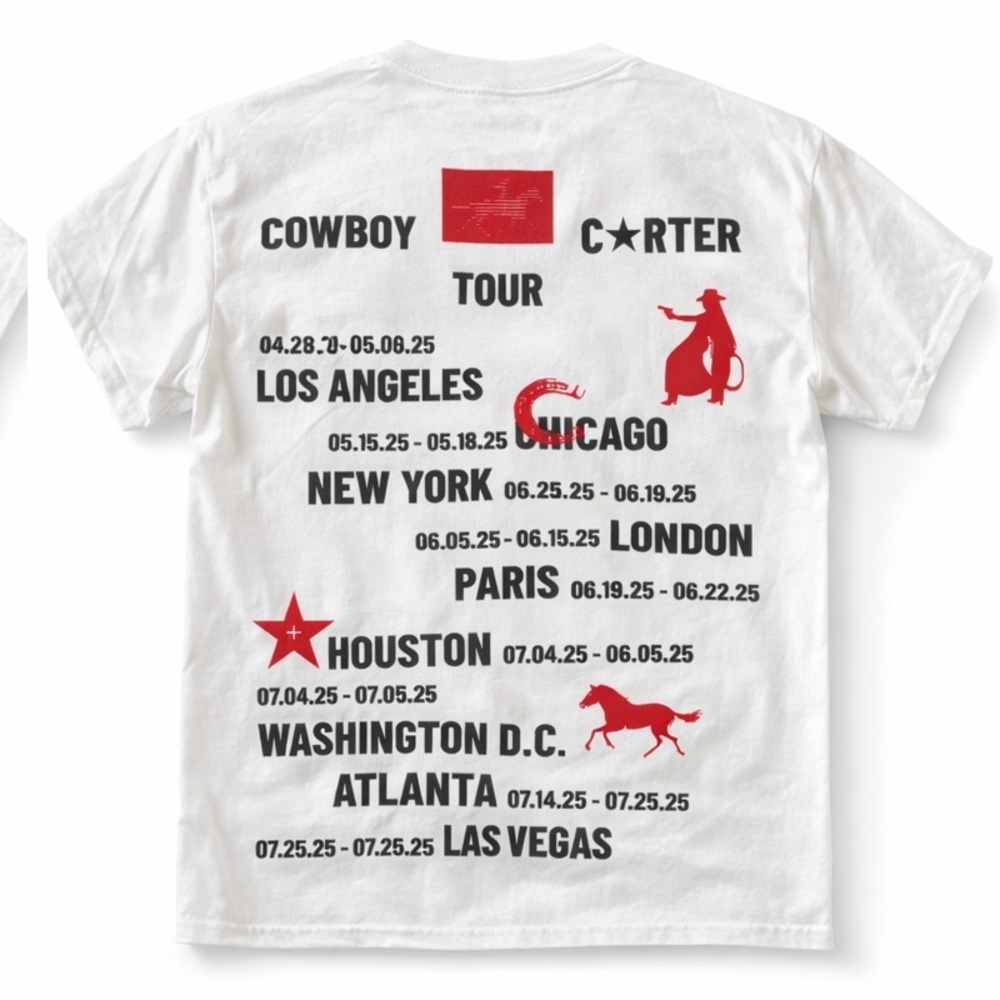Beyoncé Cowboy Carter Juneteenth Tee L Limited Drop 2025 Tour Merch Unisex - Picture 3 of 5